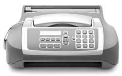 image of a fax machine